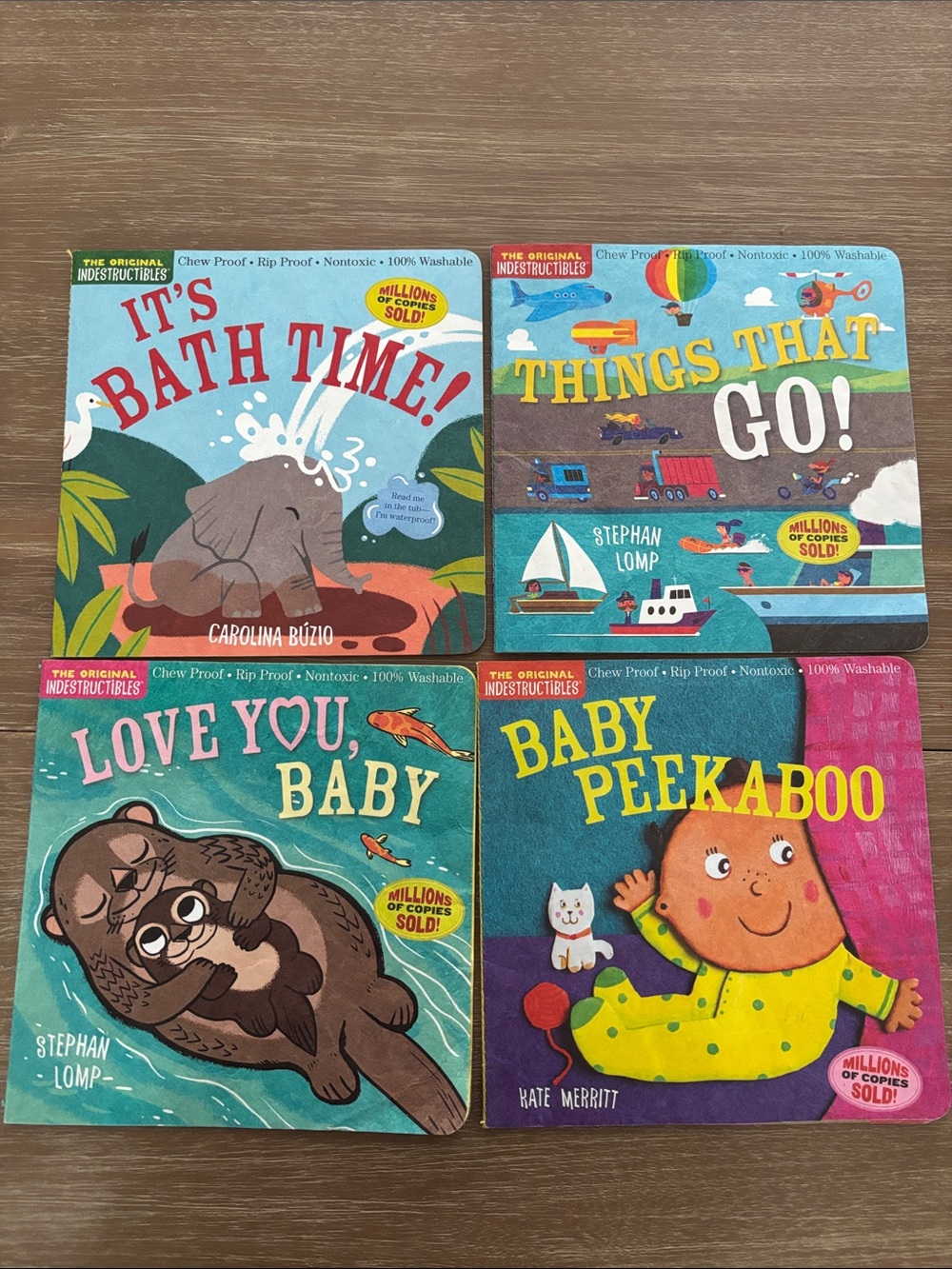 Indestructibles Baby Books Lot of 4